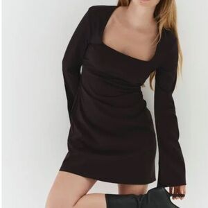 H&M Classic Black Long Sleeve Dress